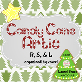 Candy Cane Artic: R, S, L Words by Vowel