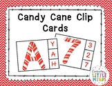 Candy Cane Clip Cards