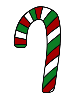 Candy Cane Clipart & Digital Paper Clipart FREE | TPT