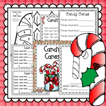 Christmas Candy Cane Craft by Little Kinder Bears | TpT