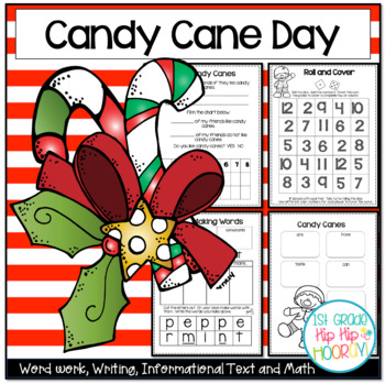 Preview of Candy Cane Day with Craft and Activities