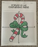 Candy Cane Graphing on the Coordinate Plane Mystery Pictur