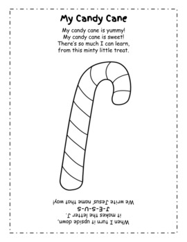 Preview of Candy Cane Poem