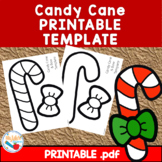 Candy Cane Printable Template