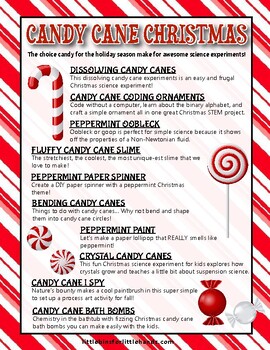 Preview of Candy Cane STEAM Project Pack