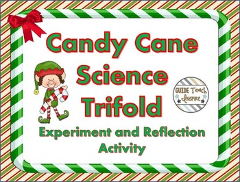 Preview of Candy Cane Science Experiment and Trifold