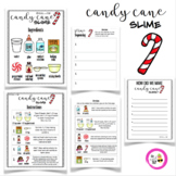 Candy Cane Winter Slime Activity
