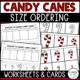 Candy Canes Size Ordering | Order by Size Christmas Math C