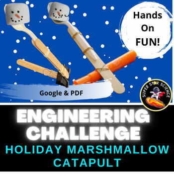 Preview of Candy Catapult FUN Engineering Design Challenge Winter STEM Activity