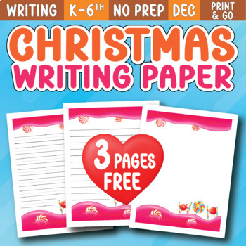 LINED WRITING PAPER FREEBIE INCLUDED