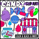 Candy Clip Art: Cotton Candy, Candy Shop, Candies, Lollipop