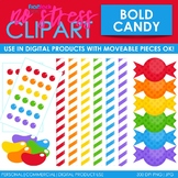 Candy Clip Art Bold Set (Digital Use Ok!)