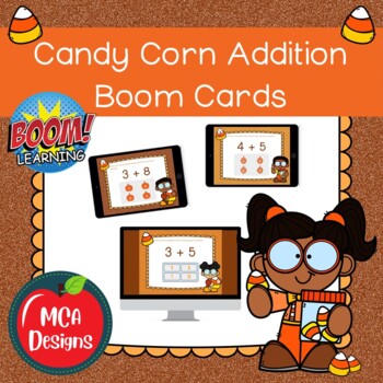 Preview of Candy Corn Addition Boom Cards