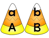 Candy Corn Capital & Lowercase Alphabet Match