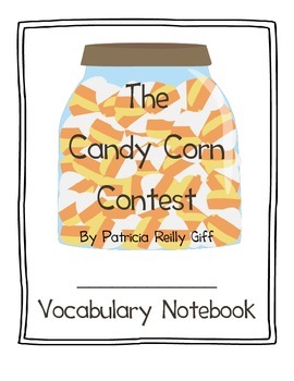 Preview of The Candy Corn Contest Vocabulary Notebook