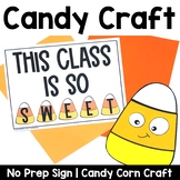 Candy Corn Craft | Halloween Bulletin Board