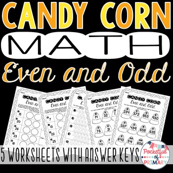Preview of Candy Corn Even and Odd!