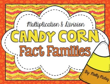 Preview of Candy Corn Fact Families (Multiplication & Division)