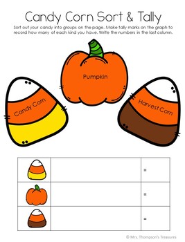 Candy Corn Math Activities Graphing, Sorting, Patterns & More | TpT