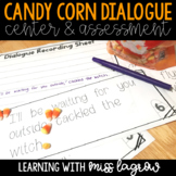 Candy Corn Halloween Dialogue Center Activity or Assessment