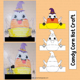 Candy Corn Hat Craft Halloween Crown Headband Writing Acti