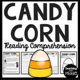 Candy Corn Informational Text Reading Comprehension Worksh