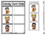 Candy Corn Kids - Match Me Mat 1:1 Object Matching - #60Ce