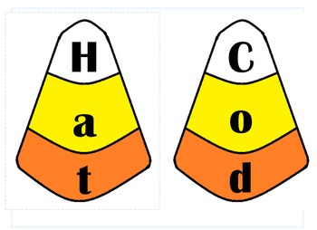 Preview of Candy Corn Make a Word