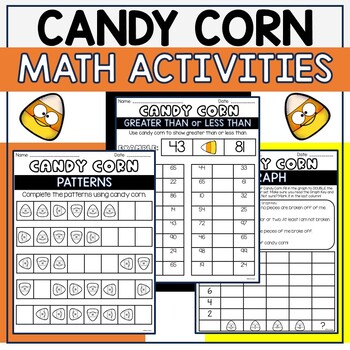 Preview of Candy Corn Math Activities