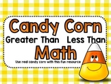Candy Corn Math Greater Than Less Than