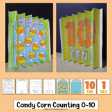 Candy Corn Math Halloween Craft Counting Activities Agamog