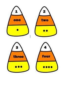 Preview of Candy Corn Math Puzzles