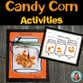 FALL Math and Literacy Worksheets  | Candy Corn Math Activ