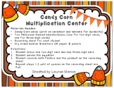 Candy Corn Multi-digit Multiplication Center