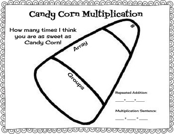 Preview of Candy Corn Multiplication