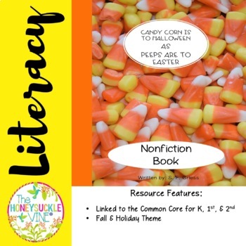 Preview of Candy Corn Nonfiction Book|Literacy