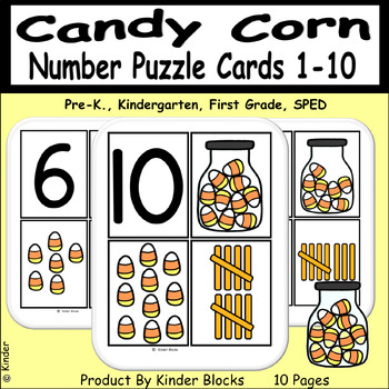 Preview of Candy Corn Number Match 1