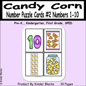 Preview of Candy Corn Number Match 2
