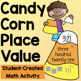 Halloween Math Center - Fall Candy Corn Place Value Octobe