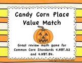 Candy Corn Place Value Match