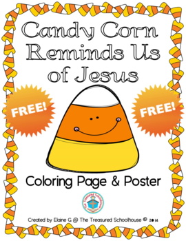 Preview of Candy Corn Reminds Us of Jesus {FREEbie}