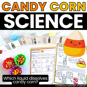 Preview of Halloween Science Activity Experiment Dissolving Candy Corn