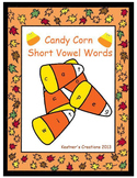 Candy Corn Short Vowel Activity Center CVC