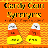 Candy Corn Synonyms {A Shades of Meaning Activity}