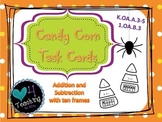 Candy Corn Task Cards- Addition and Subtraction