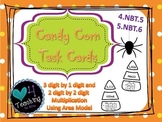 Candy Corn Task Cards- Area Model of Multiplication