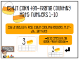 Candy Corn Ten Frame Counting Mats