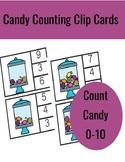 Candy Counting Clip Cards 