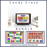 Candy Craze Gameboards: Articulation Bundle (BOOMCARDS, Te