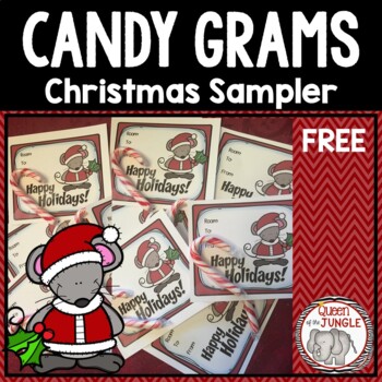 Preview of Candy Grams Fund Raiser Christmas Sampler Free